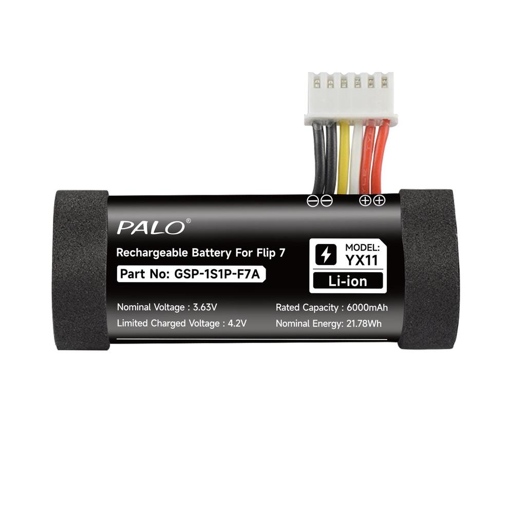 PALO Original GSP 1S1P-F7A Drahtloser Bluetooth-Lautsprecher Batterien 6000mAh Lithiumbatterie Für JBL Flip 7 Flip7 Tragbarer Lautsprecher