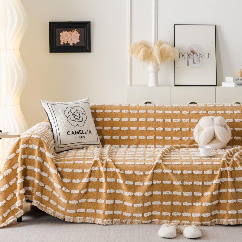 Verdicken Plüsch Sofabezüge Haustiere Kindermatte Sofas Handtuch Rutschfester Couchschoner Überwurf Abnehmbare Sofadecke für Wohnzimmer