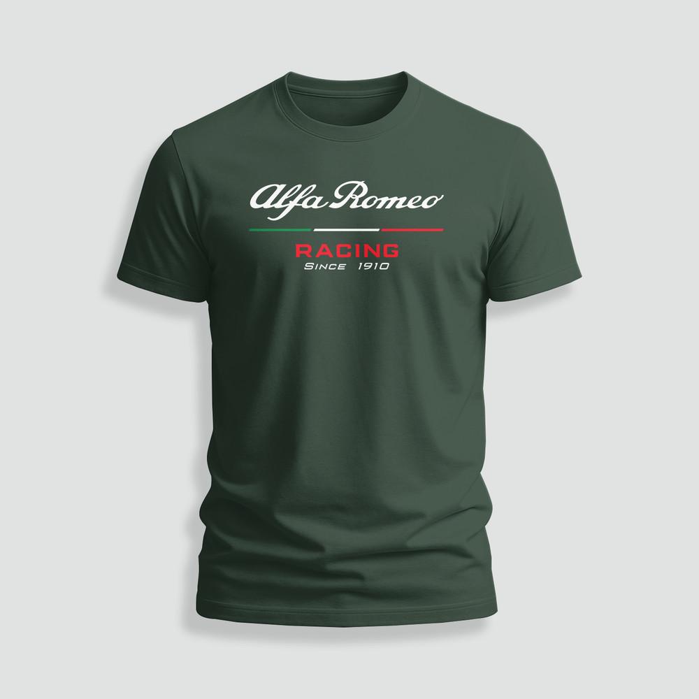 Alfa Romeoo Racing Since логотип смешная футболка Размер S-5XL Сделано в США Унисекс футболка L