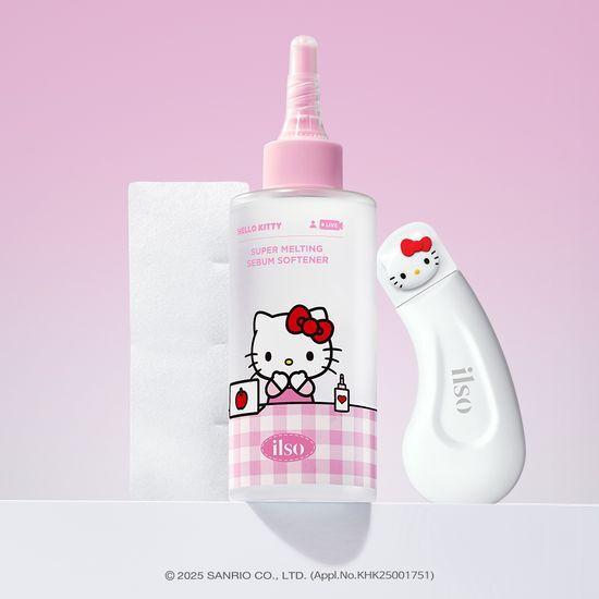ilso Super Melting Sebum Softener 150ML Special Offer (+Hello Kitty Blackhead Remover + 40 Adhesive Cotton Pads)