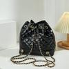 New Women's Bag Trend Chain Diamond Bag Large Capacity Casual Shoulder Bag Fashionable Simple Women's Backpack