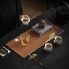 Miao Zhu Xuan Handcrafted Plant-Dyed Bamboo Linen Tea Mat - Retro, High-Grade, Heat-Insulating.