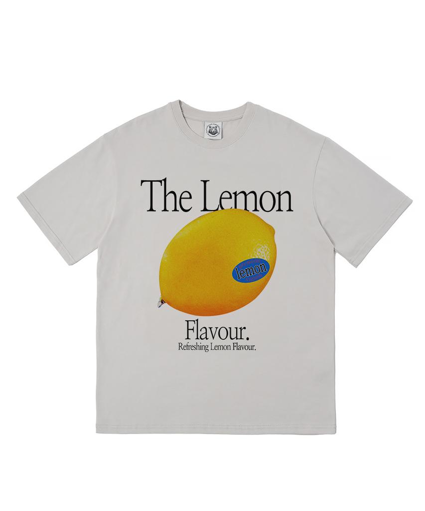 MATCHGLOBE Color Lemon Oversized Tee (Beige)
