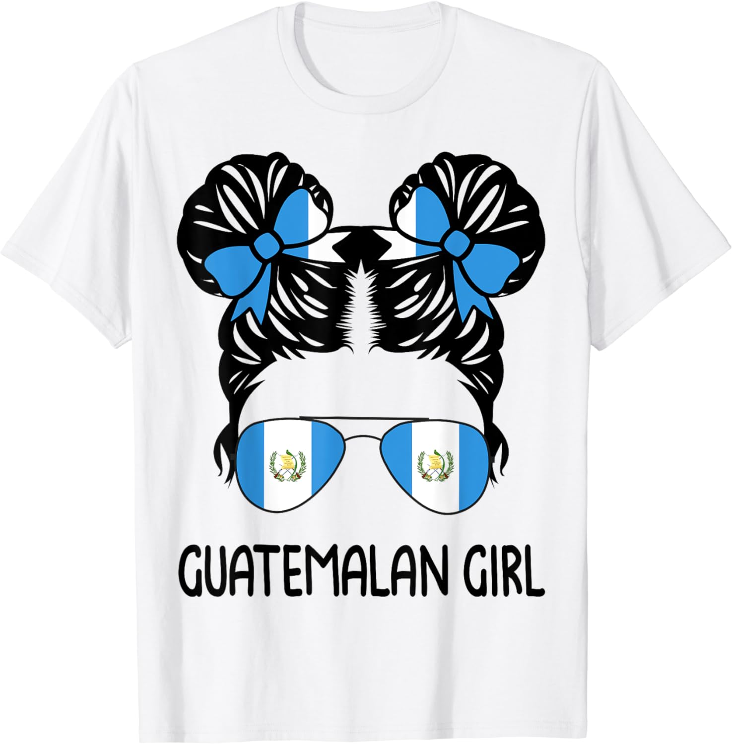 Guatemala Signature Guatemalan Flag T-Shirt for Adults Cotton Short Sleeve Vintage T Shirt Graphic Tee S