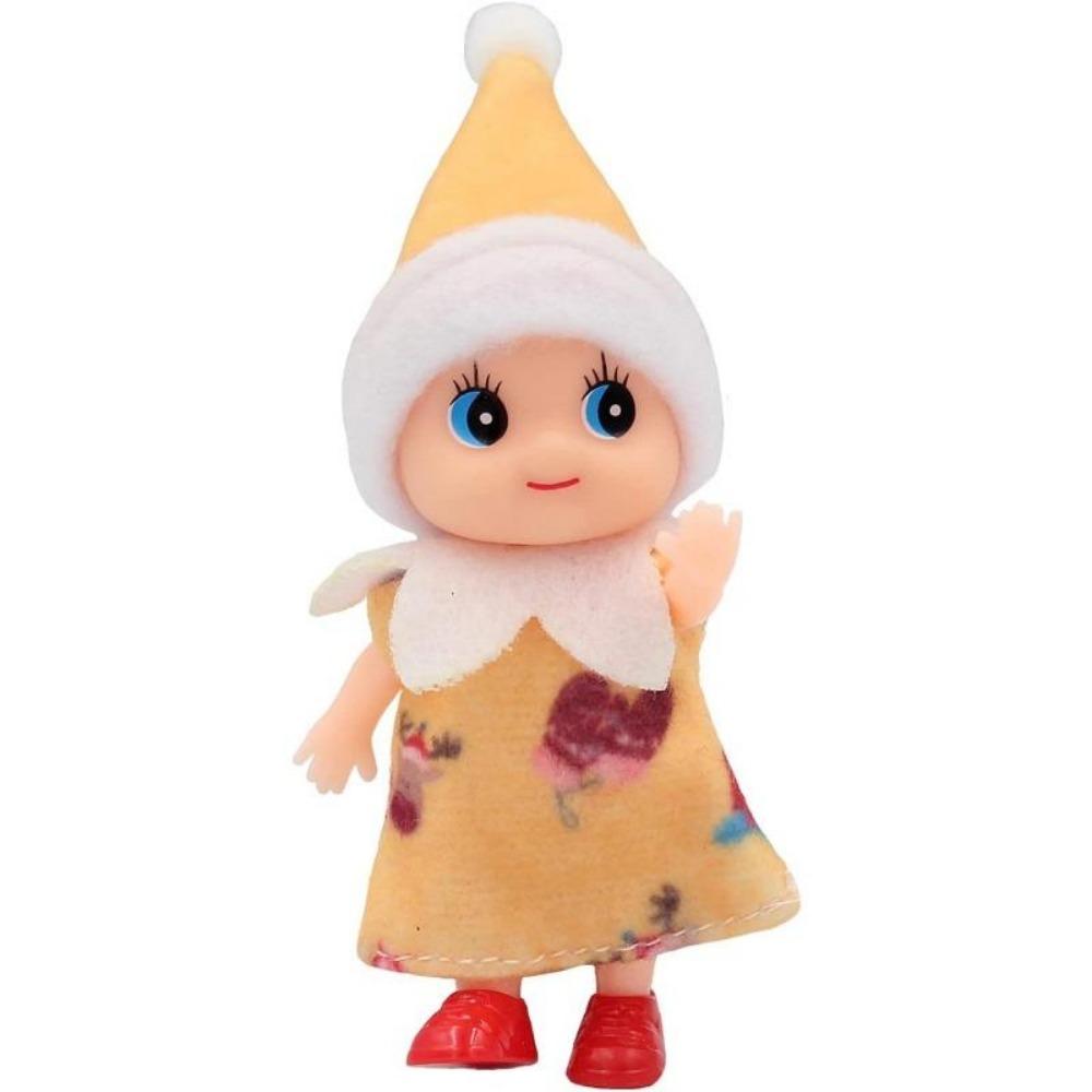 Elf Doll Plush Dolls Elf Tiny Christmas Elves Christmas Novelty Toys Elf Accessories for Girls and Boys Holiday Decorations
