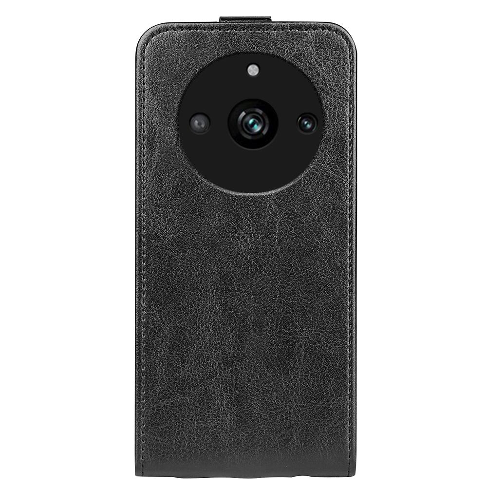 For Realme 11 Pro+ 5G/11 Pro 5G Vertical Flip Phone Leather Case Card Holder Crazy Horse Texture Cover