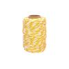 Twine - Cotton - Yellow/White - 25m - Creative Hobbies - Jewelry - CTOP