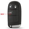Jingyuqin For Jeep Grand Cherokee Dodge Ram 1500 Journey Charger Dart Challenger Durango Chrysler 300 Remote Key Shell 2/3/4/5Bt