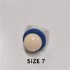 Colorful Y2k Hip Hop Two-color Acrylic Rings Set Women Exaggeration Classic Geometric Resin Finger Rings Female Party Jewelry