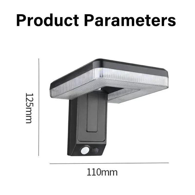 120° Solar LED Light Outdoor Wall Light Waterproof Spotlight Motion Sensor Solar 3 Modes Street Light Garden Garage Decoration