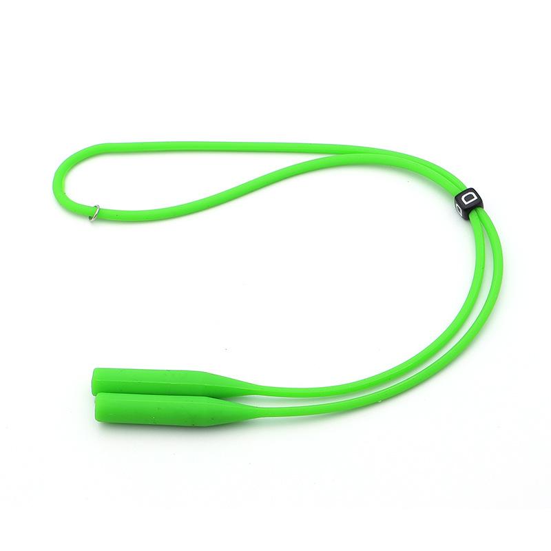 1 Pezzo Fibbia Rotonda in Silicone Cordino per Occhiali Catena per Occhiali da Sole Sportivo Antiscivolo Corde per Occhiali Fascia Corda Adulti Bambini