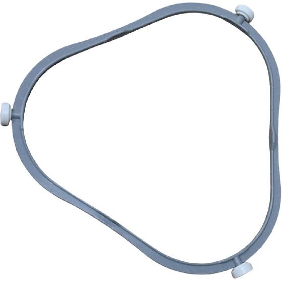 7.48inch W11252182 8206227 Rotating Ring Roller, Microwave Turntable Ring 8206227, Middle Glass Plate Tray Support Holder, Replacement Inner Ring for