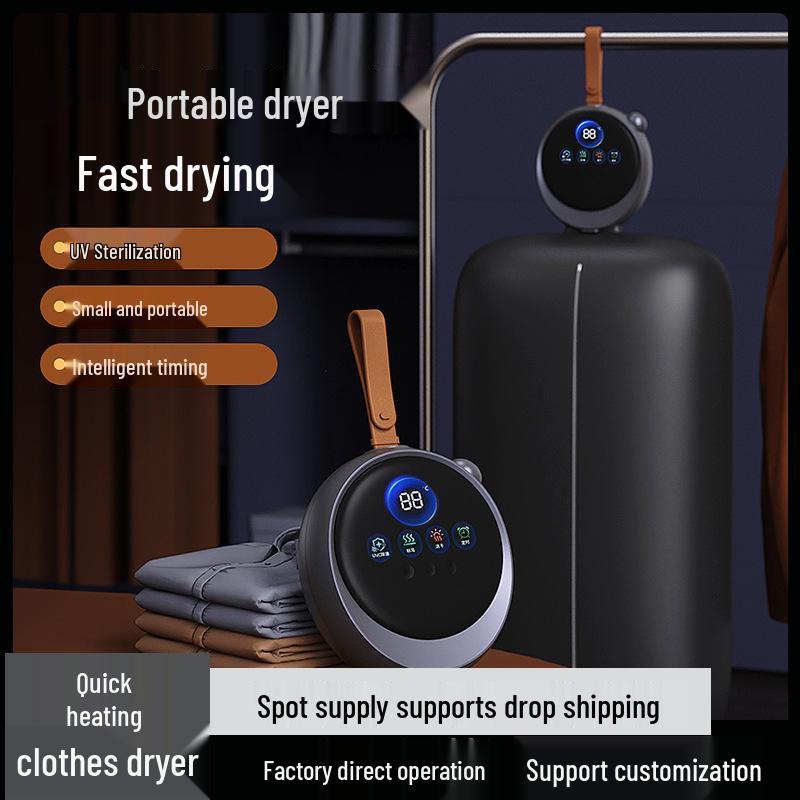 Portable Foldable Smart Clothes Dryer: Quick-Dry Travel Essential