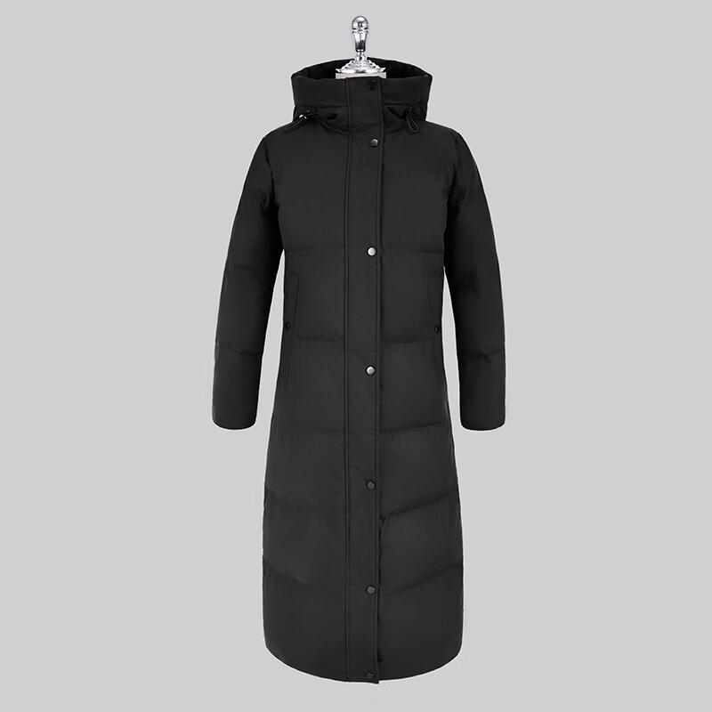 Teluoman Women's Long Hooded Winter Padded Jacket