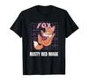 Rusty Red Mage Retro Cute Fox Design Gift T-Shirt