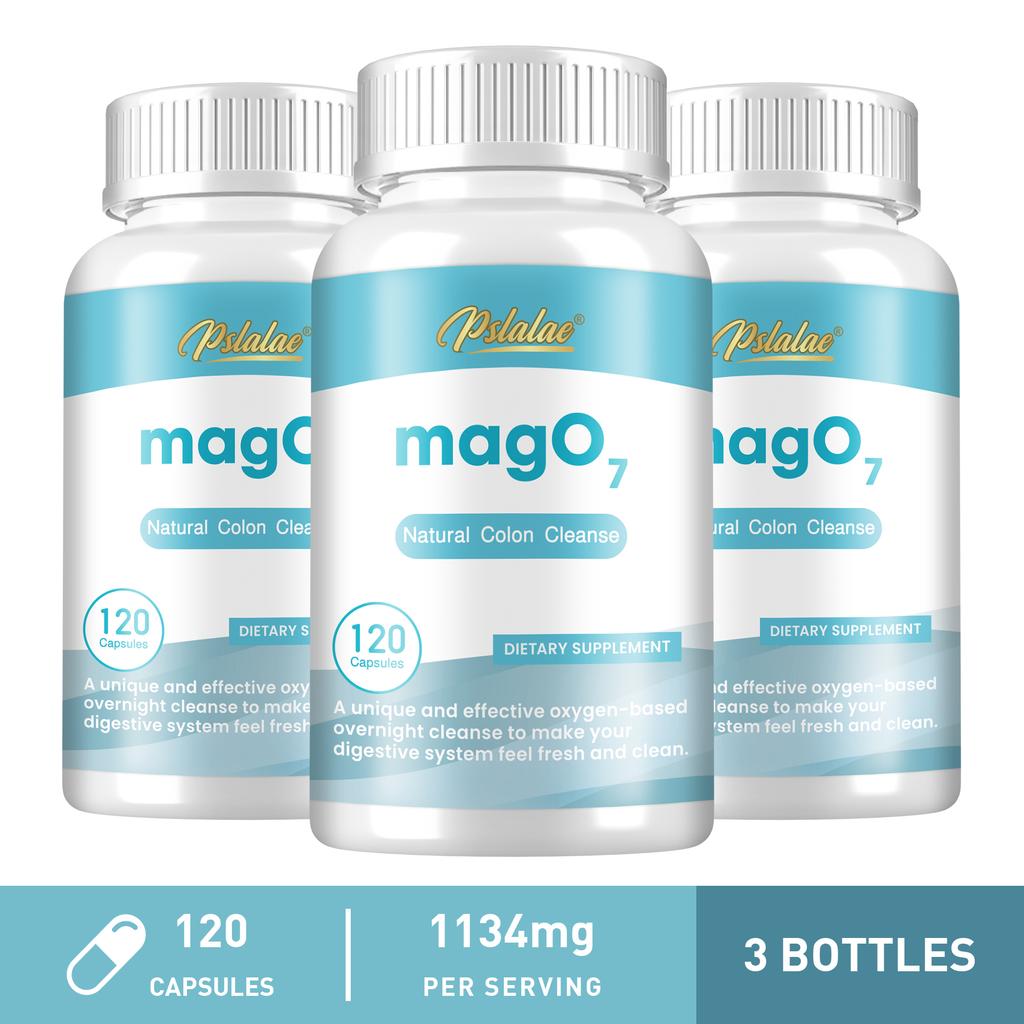 Integratore Mag 07, composto da molteplici composti di ossido di magnesio, integratore alimentare, adatto agli adulti.
