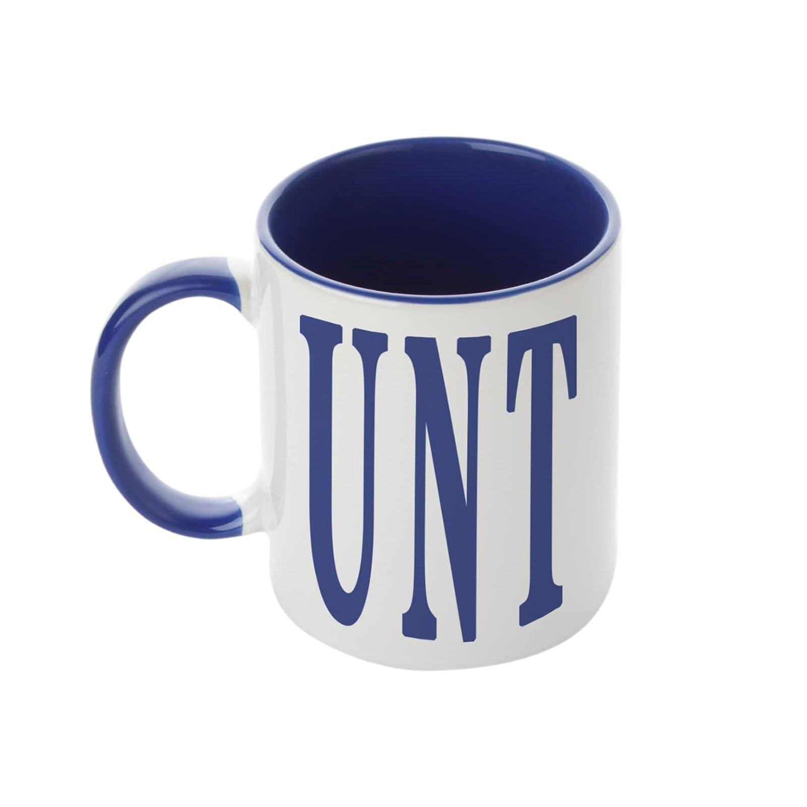 

Funny Rude Mug Ceramic Coffee Mug Water Cup 350ml One Size синій