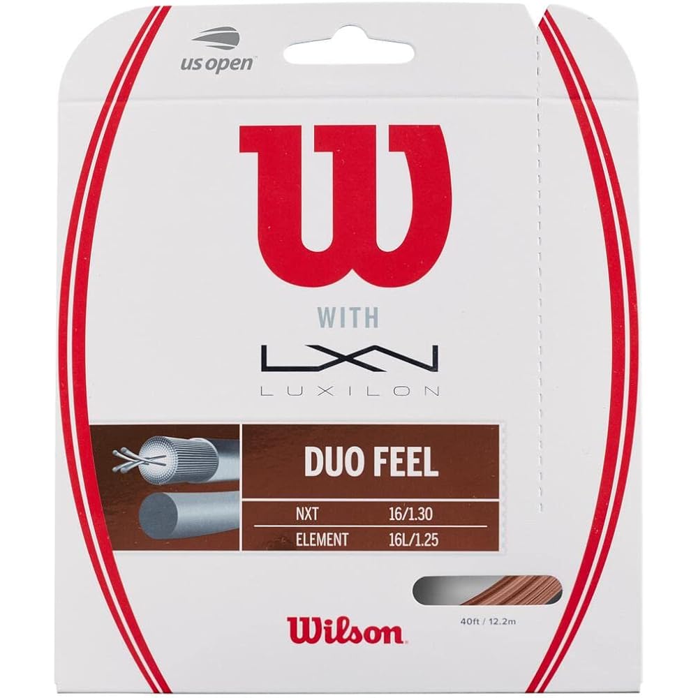 Wilson Duo Feel Tennis String Gut Bronze/Natural 200m WRZ949730
