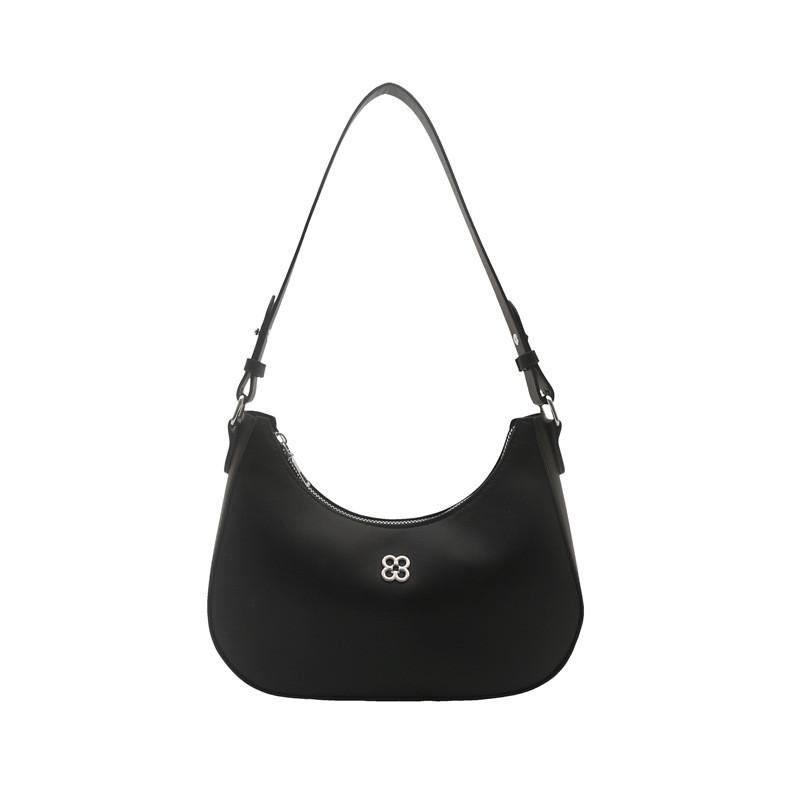 Minimalist Shoulder Bag Pu Material With Zipper Closure For Daily Use