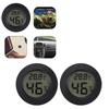 2PCS Mini Digital LCD Thermometer Hygrometer Round Shape Temperature Humidity Meter for Reptile Box
