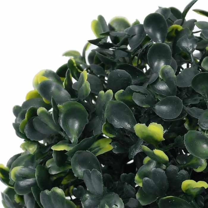 VidaXL Boules de buis artificielles avec lumières LED 2 pcs vert 45 cm, boule topiaire artificielle, boule topiaire 3335896