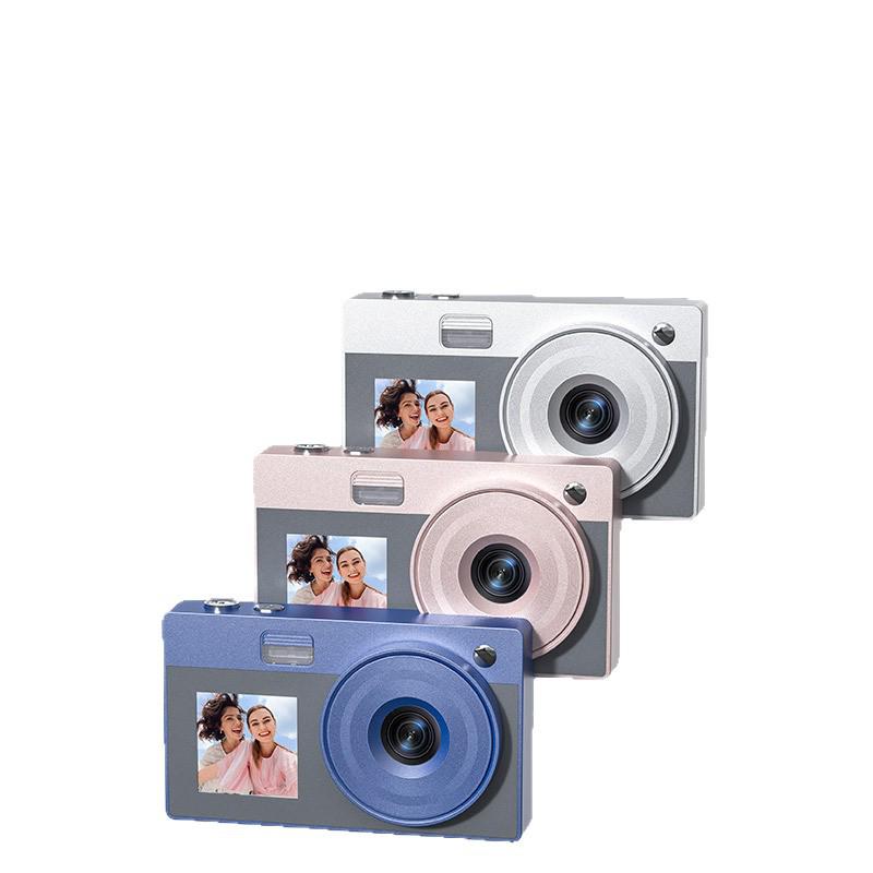 Dual Screen 4K DSLR Camera with Fill Light – High Pixel Travel Essential