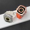 Klasická luxusná modifikačná súprava pre Apple Watch Ultra 2 49mm Puzdro z nehrdzavejúcej ocele Pre IWatch 9 8 7 6 45mm 44mm Krištáľové tlačidlo Športový remienok