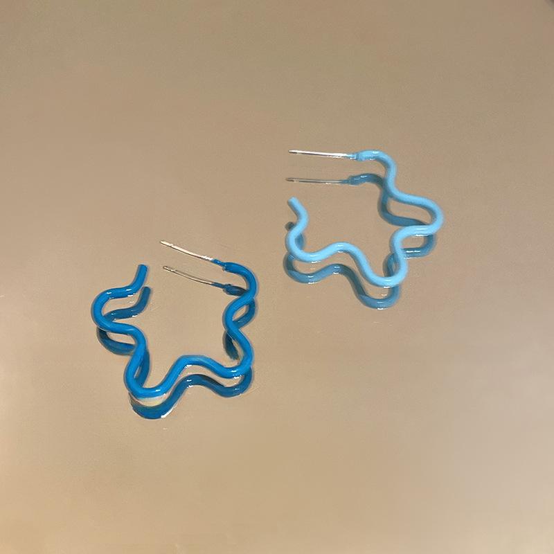 

Серьги-капли, свежий нишевый дизайн, модные серьги-пусеты, универсальный темперамент, изысканные и продвинутые серьги, женские