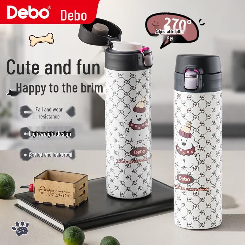 DePoe Thomas Vintage Puppy Insulated Mug