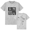 Bunny Petal Tile Photo T-Shirt Ariana Grande Singer Design Tshirts Short Sleeve Cotton Soft Tees Women Men Clothes Graphic Merch