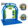 Kattenmassage Tool Wasverzorgingsstation, Zelfverzorger, Boog Auto Antislip Ontwerp, Zachte Wrijvingsborstels, Massager Krabber voor Binnenkatten Huisdier Speelgoed