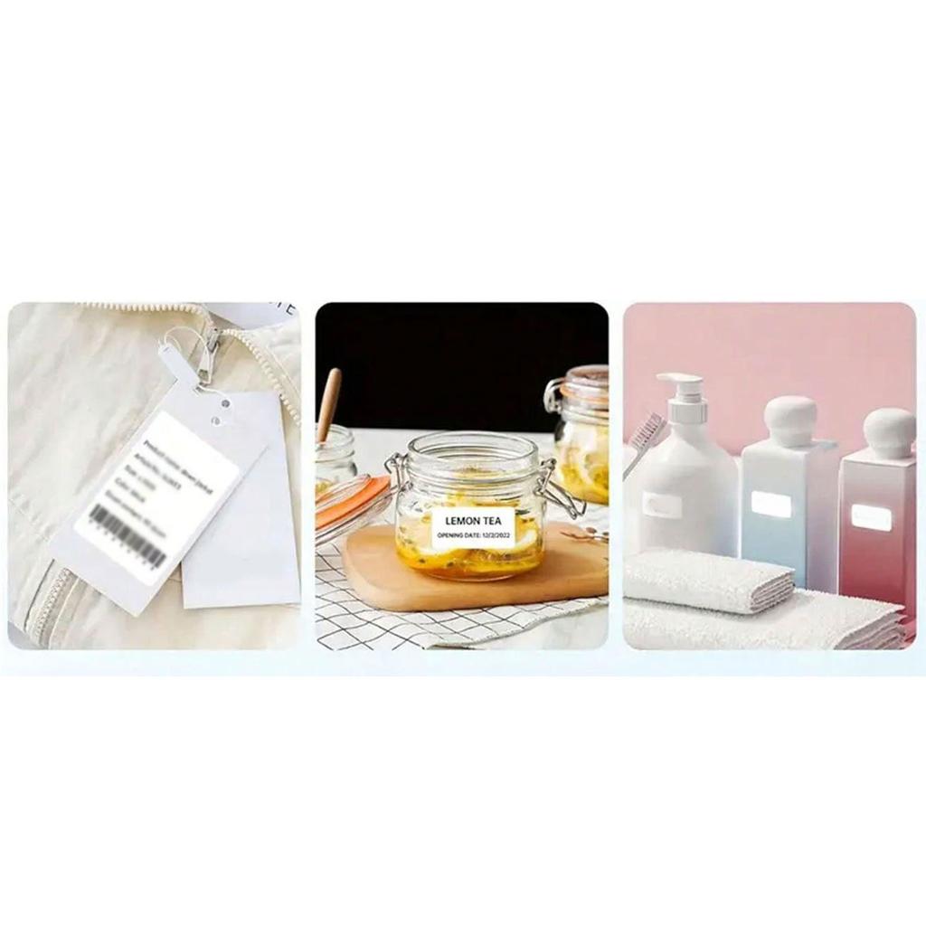 Thermal Label Printer Portable Compact Multifunctional Clear Printing Thermal Label Maker Machine Fo