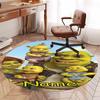 Custom Name Shrek Printed Round Rug Carpet Chair Rug Area Rug Entryway Doormats,for Office Chair Living Room Bedroom Kitchen Room.