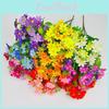 Silk Daisy Flower 28 Head Artificial Chrysanthemum For Garden Landscaping And Interior Decor