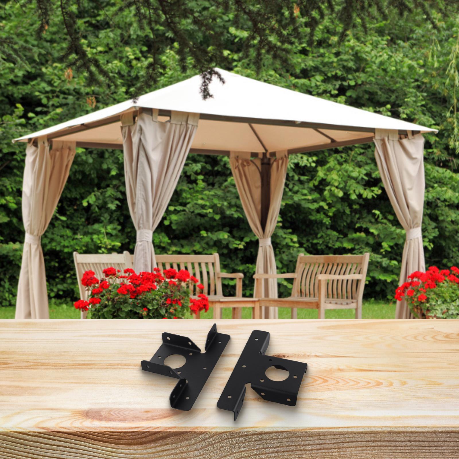 

Extension Bracket Metal Corner Frame Heavy-duty Pergola Pre-drilled Holes T-shaped Corner Frame 3-way Adjustable China Mainland