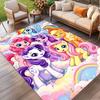 My Little Pony Print Rug, Washable Floor Carpet, For Entryway Dorm Laundry Room Office Study, Home Decor Birthday Christmas Gift