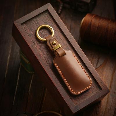 Retro-Schlüsselhülle für Volvo Xc60 kleiner Schlüssel S90Xc90V90V60Xc40 handgemachte Ledertasche