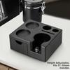 Portafilter Holder Coffee Tamper Drawer Multifunctional Organization Tamper Dust Dispenser Coffee Tamper Storage Base