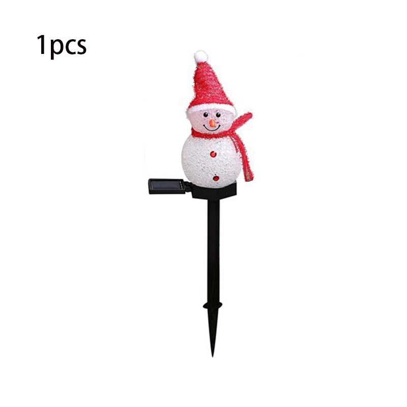 

5 шт. светодиодных солнечных газонных ламп на открытом воздухе, водонепроницаемые, для рождественской елки, снежинок, звезд, декора, вечеринки, сада, крыльца, ландшафта, солнечных ламп