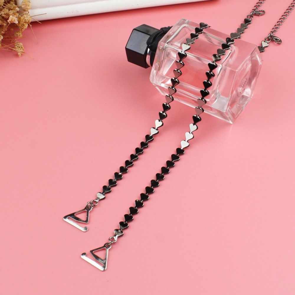 Fashion Metal Bras Straps Rhinestone Pearl Shoulder Straps Aniti-slip Adjustable Underwear Strap