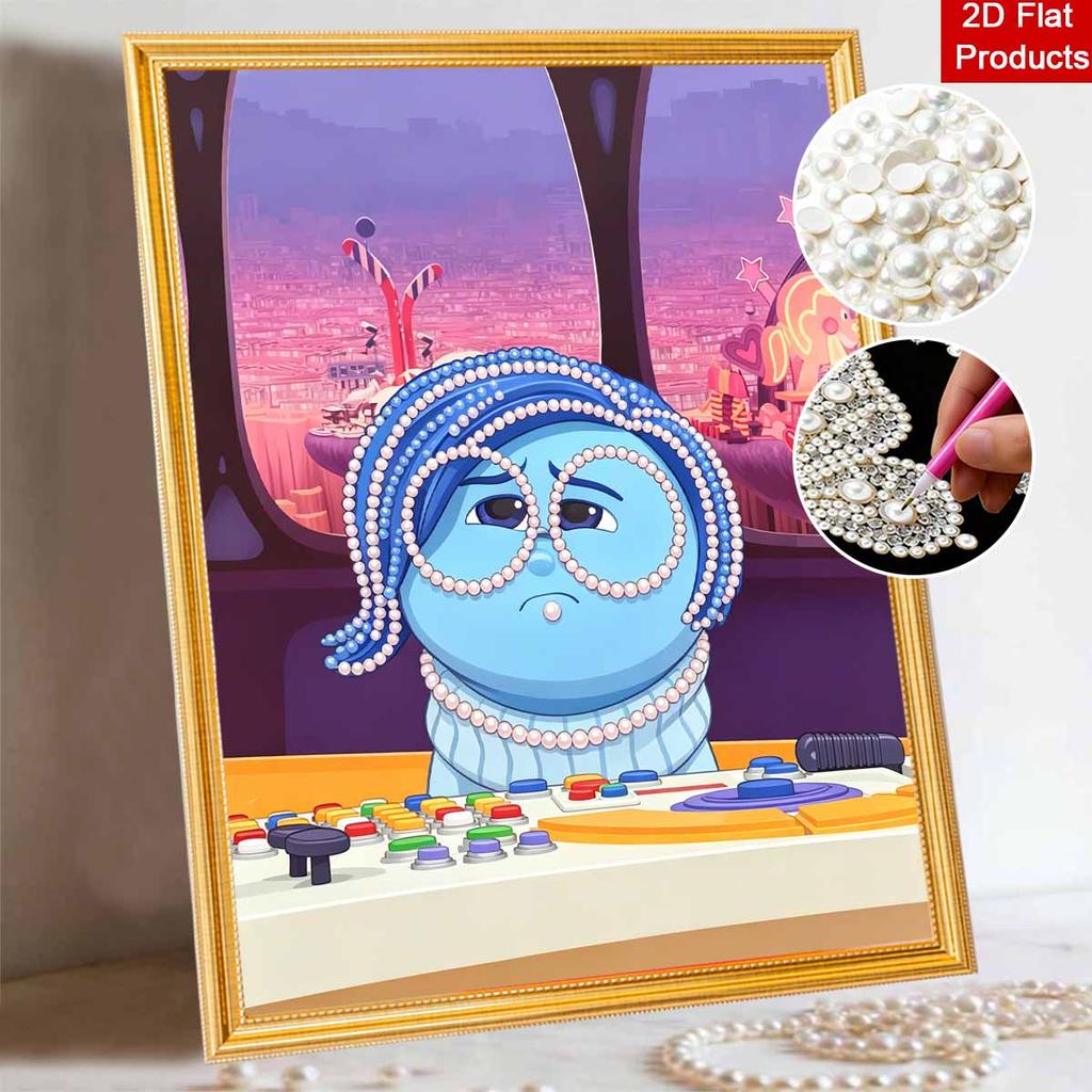 Disney Pearl Painting Inside Out Creative Pearl Art Painting 5D DIY Pearl Embroidery Mosaic Cross Stitch Kit Home Decoration Based On Youyou