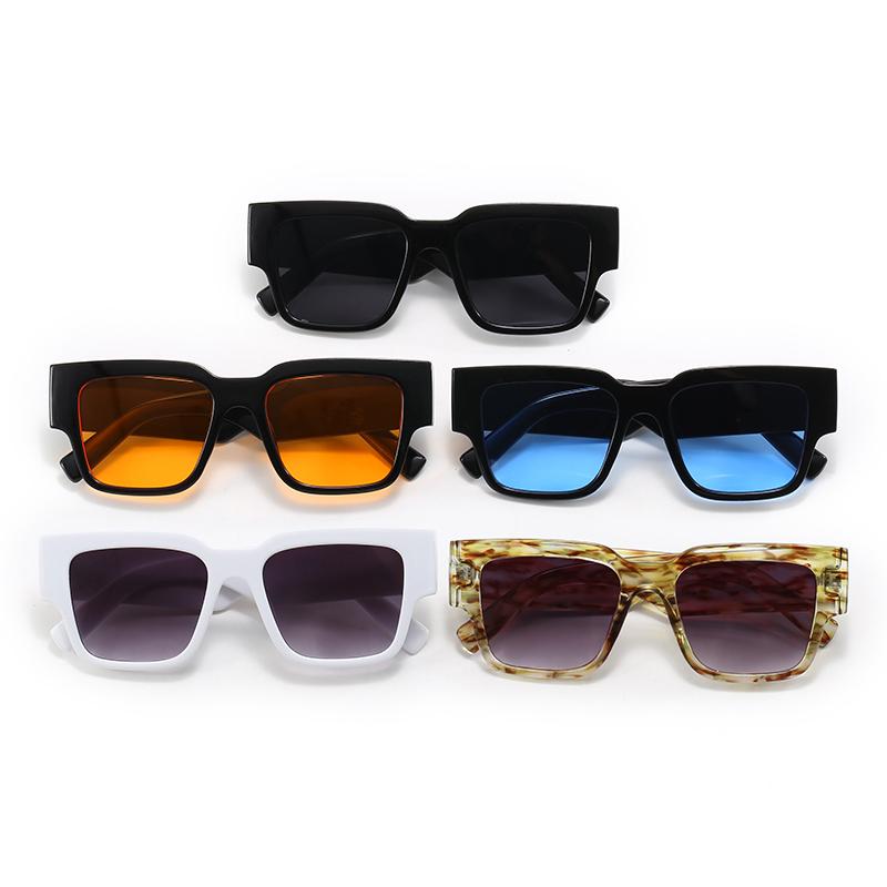 Protective Glasses New Square Sunglasses Fashion Candy Colors Sun Glasses Eyewear Male Shades Uv400 Rivets Eyeglasse Female