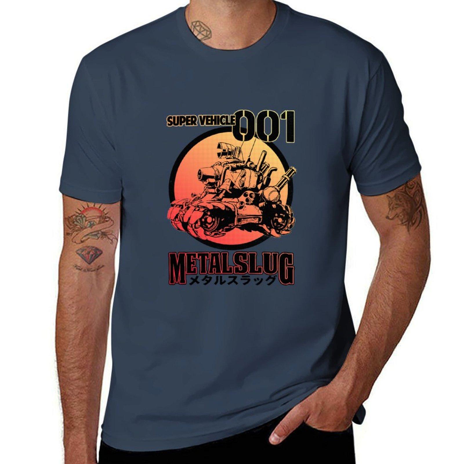 

Metal Slug TShirtSuper Vehicle 001 Metal Slug Tshirt tees for a boy plain Blouse men clothes S