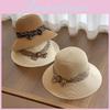 Summer Straw Sun Hat With Large Brim For Women Sun Protection Stylish Beach Accessory