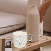Ceramic Coffee Mug Vintage Style Large 350ml Milk Water Cup for Home Coffee Shop Decorative Handle Smooth Rim Mug