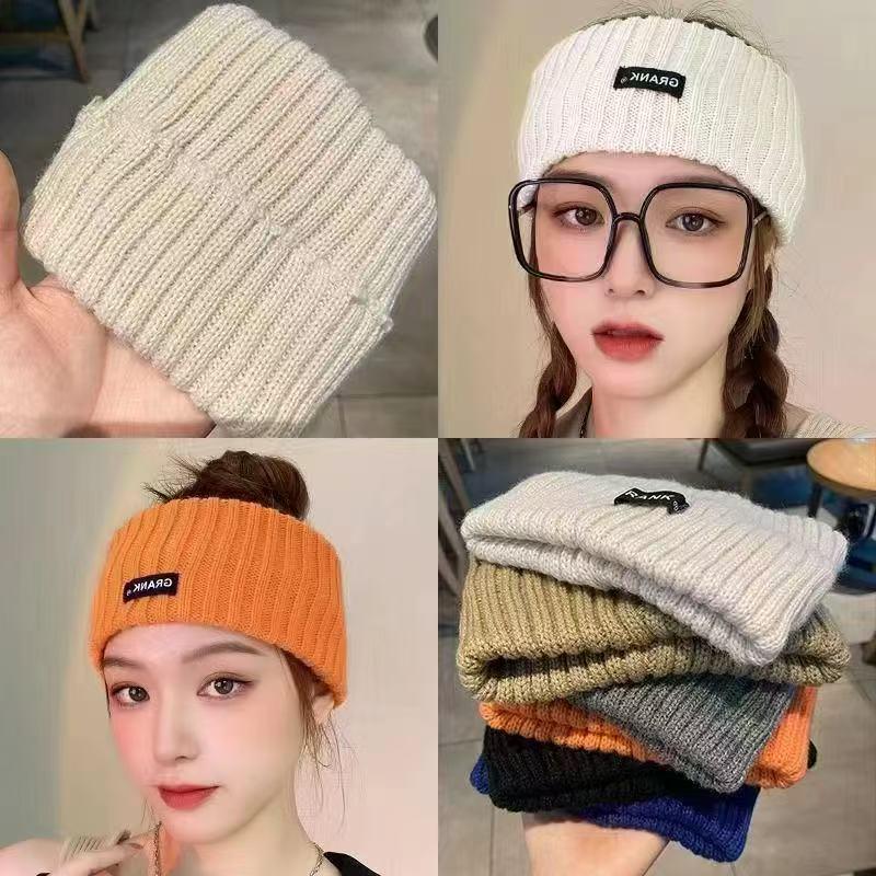 Adorable Bear Ear Beanie: Wool Knit Hat for Autumn & Winter, Ear Protection, Fits Large Heads, Face Slimming, Versatile & Cute