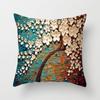 Red Leaves Lovers Valentine's Day Series Pillow Case Maple Leaf Falling Pillows Cover Tree Pattern Retro Cushion Pillowcases