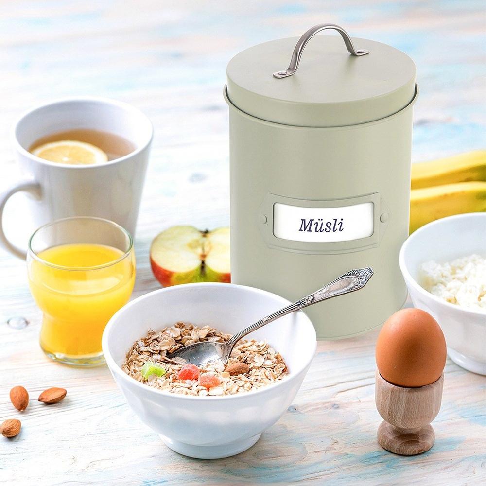 Pojemnik Kuchenny Na Produkty Sypkie Żywność Do Przechowywana Puszka 1,3L