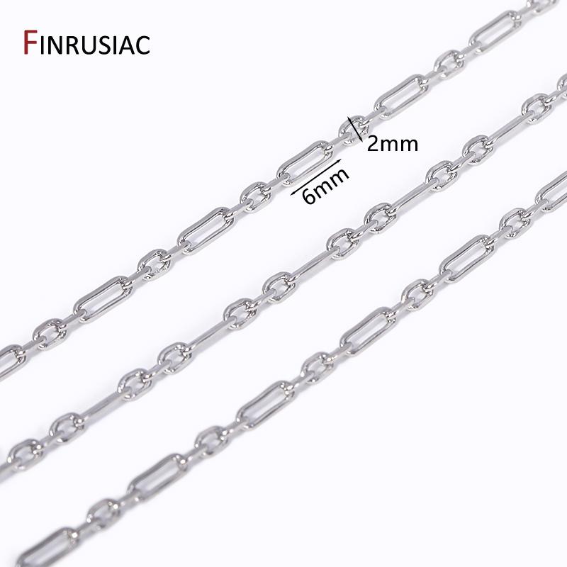 

14K Gold Plated Brass Square Thin Chains High Quality Spool Chains For DIY Necklace Bracelet Supplies Jewelry Making Chains Length 1m