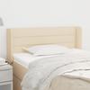 Vidaxl Wingback Headboard, Cream, 93X16X78/88 Cm, Fabric